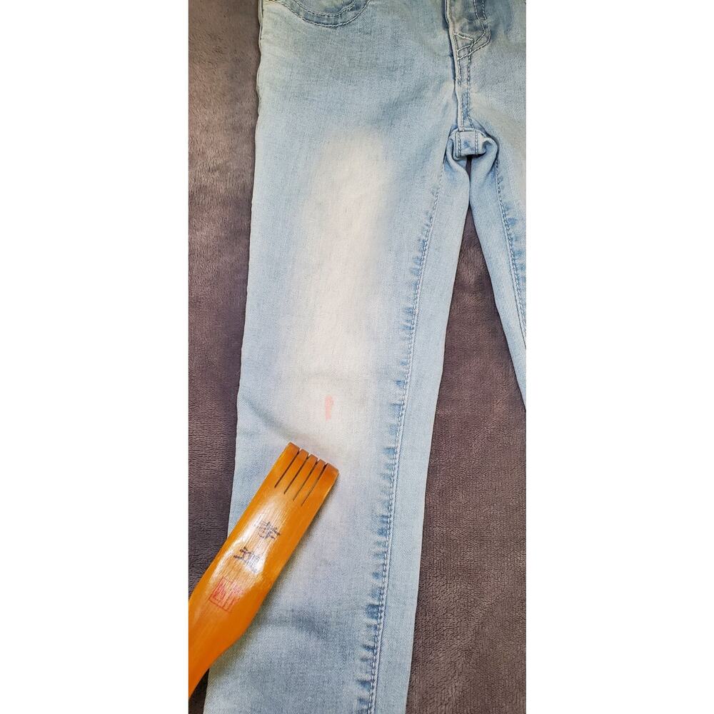 True Religion Girls Sz 7 Halle Mid-Rise Super Skinny Denim Jeans C1-203 - Picture 5 of 12